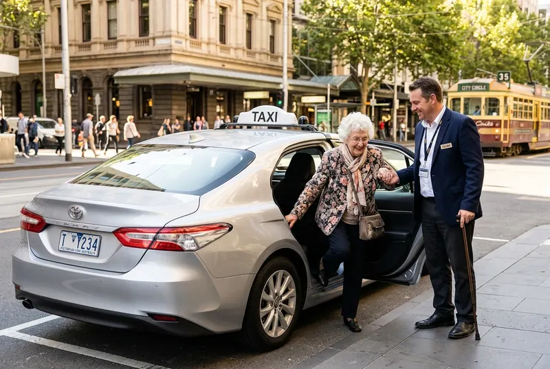 Silver Cabs Taxi Melbourne — Victorian MPTP & NDIS Taxi Transport